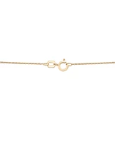 Wrapped in Love Diamond Flare Linear 18" Pendant Necklace (1/4 ct. t.w.) in 14k Gold, Exclusively at Macy's