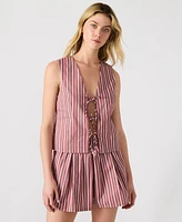 Steve Madden Women's Malena Striped Pull-On Shorts