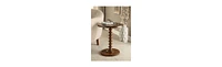 Round Solid Wood End Table – Sturdy and Stylish Furniture for Any Room