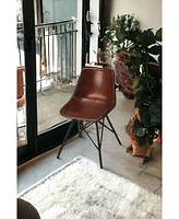 Faux Leather Side Chair for Dining Room or Office Seating