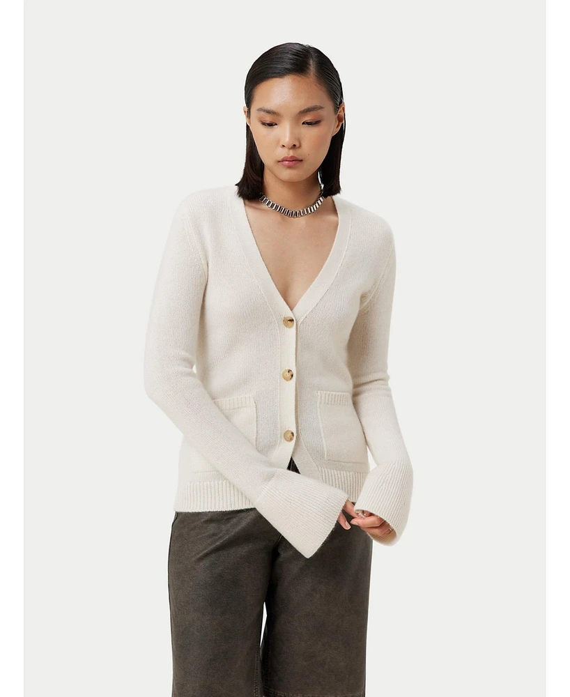 Gobi Cashmere Women's Buttoned V-Neck Cardigan