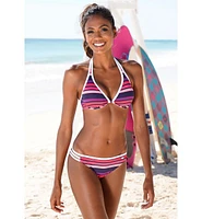 Lascana Women's Strappy Striped Bikini Swimsuit Bottom