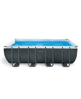 Intex Ultra 18'x 9'x52" Ultra Xtr Rectangular Frame Swimming Pool & Solar Cover