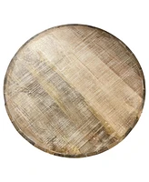 Solid Wood Round Coffee Table for Living Room or Lounge Area