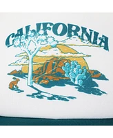 California Mountains & Desert White & Green Foam Trucker Hat