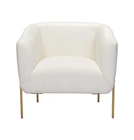 Fabric Armchair for Comfortable Living Room or Office Seating