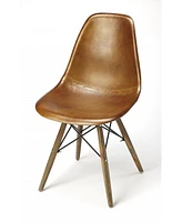 Stylish Faux Leather Upholstered Side Chair for Modern Spaces