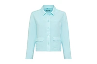 Olsen Women's Mixed Media Jacket