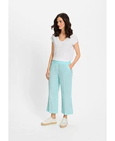 Olsen Women's Anna Fit Wide Leg Pull-On Culottes