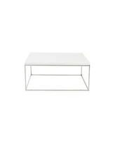Metal Square Coffee Table for Modern Living Room Decor