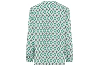 Olsen Women's Ornamental Print Tunic Blouse