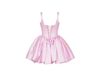 Milla Women's Adorable pink mini dress with puffy skirt