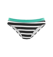 Lascana Women's Striped Classic Bikini Swimsuit Bottom