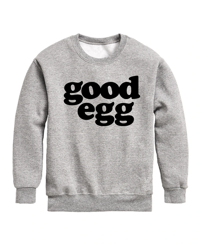 Hybrid Big Boys Easter Good Egg Graphic Fleece Sweatshirt