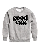 Hybrid Big Boys Easter Good Egg Graphic Fleece Sweatshirt
