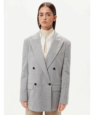 Gobi Cashmere Women's Double-Breasted Blazer