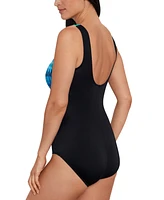 Shape Solver Sport by Mimi Flamingo Women's Pioneer Valley Scoop-Neck Swimsuit