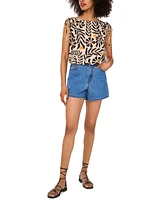 1.state Women's Tie Shoulder Tank Blouse
