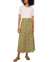 1.state Women's Cotton Printed Maxi Skirt