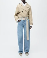Mango Women's High-Rise Balloon Jeans