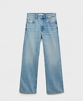 Mango Women's Miami Medium-Rise Straight-Fit Jeans