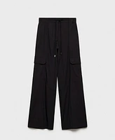 Mango Women's Soft Cargo Trousers