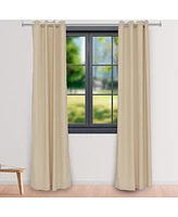 Simple Styles Indoor/Outdoor Curtain Panels with Grommet Tops