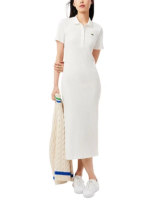Lacoste Usa Women's Midi Polo Dress