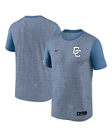 Nike Men's Light Blue Washington Nationals 2025 City Connect Authentic Collection Velocity Performance T-Shirt