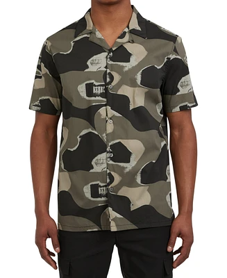 Dkny Men's Tab Camp Shirt