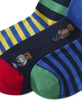 Polo Ralph Lauren Men's Mini Bear & Stripe Socks Gift Box