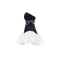 Milla Women's Swan-like mini corset dress