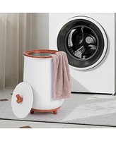 23L Large Luxury Bucket-Style Towel Warmer with Fragrant Disc Holder