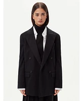 Gobi Cashmere Women's Double-Breasted Blazer