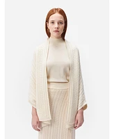 Gobi Cashmere Women's Cable-Knit Cashmere Poncho
