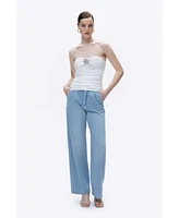 Nocturne Women's Oyster Accessory Blouse