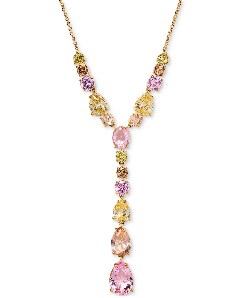Eliot Danori Stone Lariat Necklace, 16" + 2" extender, Exclusively at Macy's