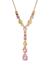 Eliot Danori Stone Lariat Necklace, 16" + 2" extender, Exclusively at Macy's