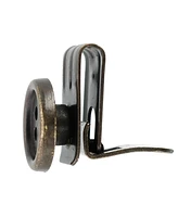 Trafalgar Men's No Sew Moveable Button End Suspender Clips (Set of 6)