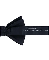 Trafalgar Men's Sutton Solid Color Silk Bow Tie