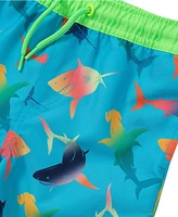 Lands' End Toddler Girls Chlorine Resistant Short Sleeve Rashguard Swim Set