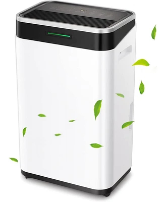 Zafro 45-Pint Dehumidifier – Covers up to 2750 sq. ft., featuring a humidity sensor, air filter, auto defrost, and energy-efficient electronic