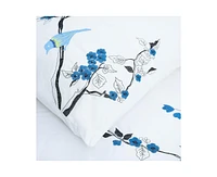 Superior Cherry Garden Cotton Duvet Cover Set