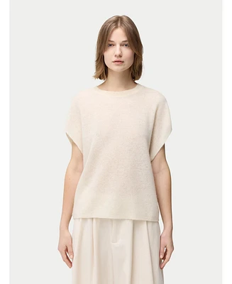 Gobi Cashmere Women's Batwing Short-Sleeved Top