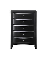 Five-Drawer Chest for Bedroom Storage and Organization