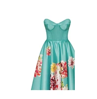 Milla Women's Playful floral midi dress with bow