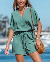 Cupshe Women's Sage Haze Romper