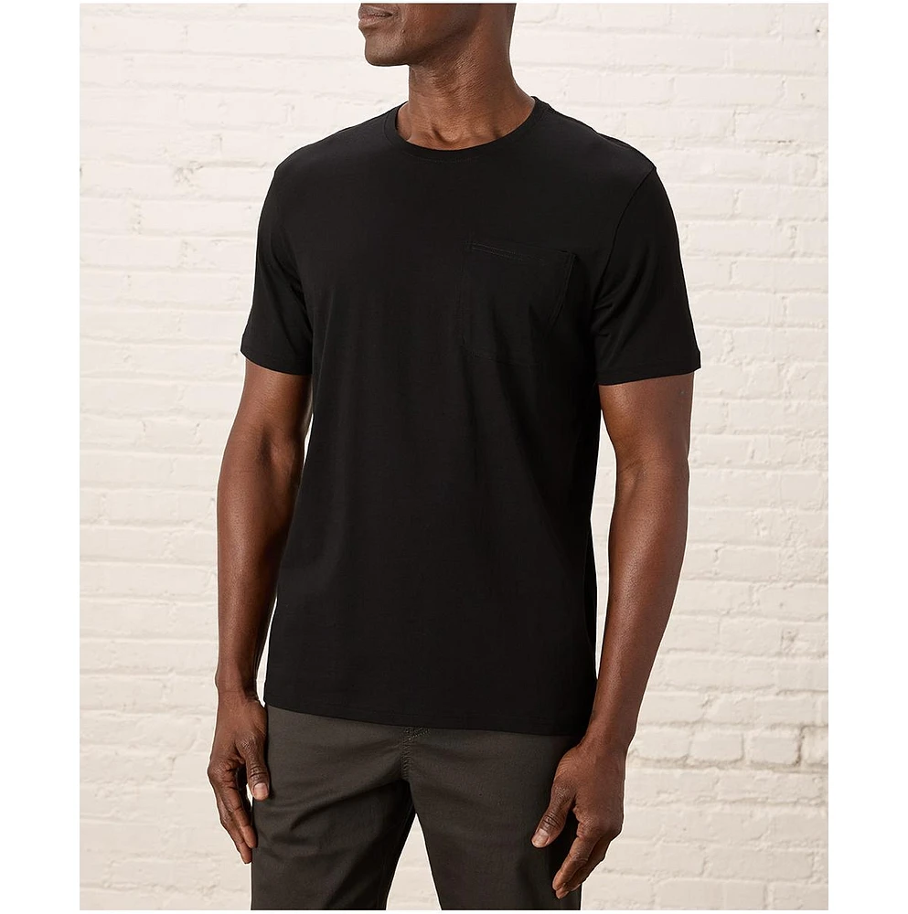 Pact Men's Organic Cotton Softspun Pocket Crew Tee