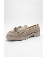 Milly Leather Tassel Loafers