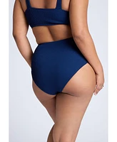 Eloquii Plus Textured Bikini Bottom